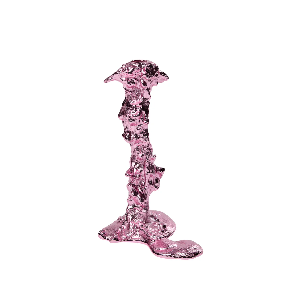 POLSPOTTEN  Drip lysestage, L - pink