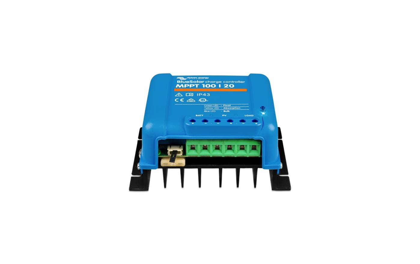 Solarladeregler BlueSolar MPPT 100/20, 12/24/48 V 20AMPPT- Regler mit einem Wirkungsgrad von über 98%