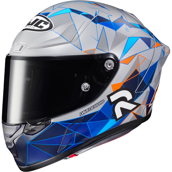 HJC - Casque RPHA 1 Pol Espargaro Replica MC2SF / Gris / Bleu / Orange