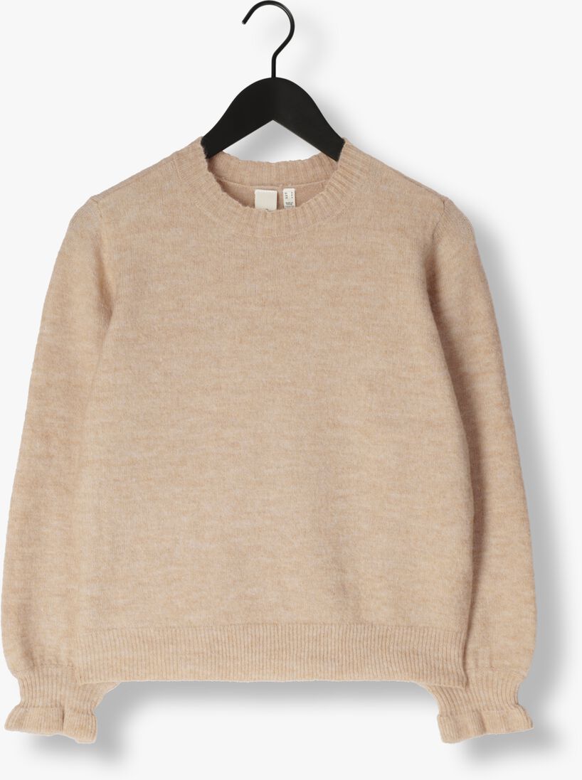 Y.A.S. beige y.a.s. trui yasbalis ls o-neck knit pullover