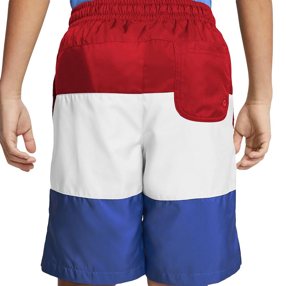 Nike Short Tricolore Blanc Garçon Nike Woven Block