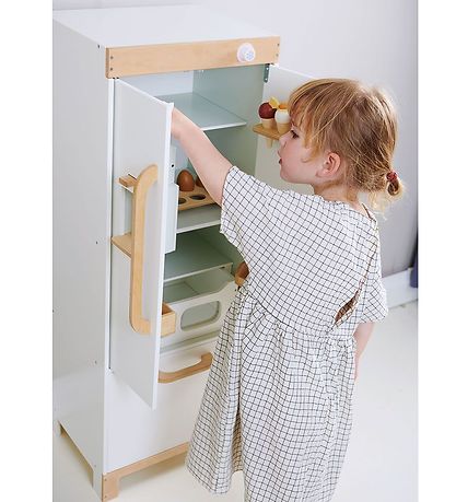 Tender Leaf Holzspielzeug - Kühlschrank - Weiß