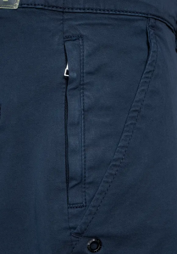 Regular Fit Chino Shorts - navy blue