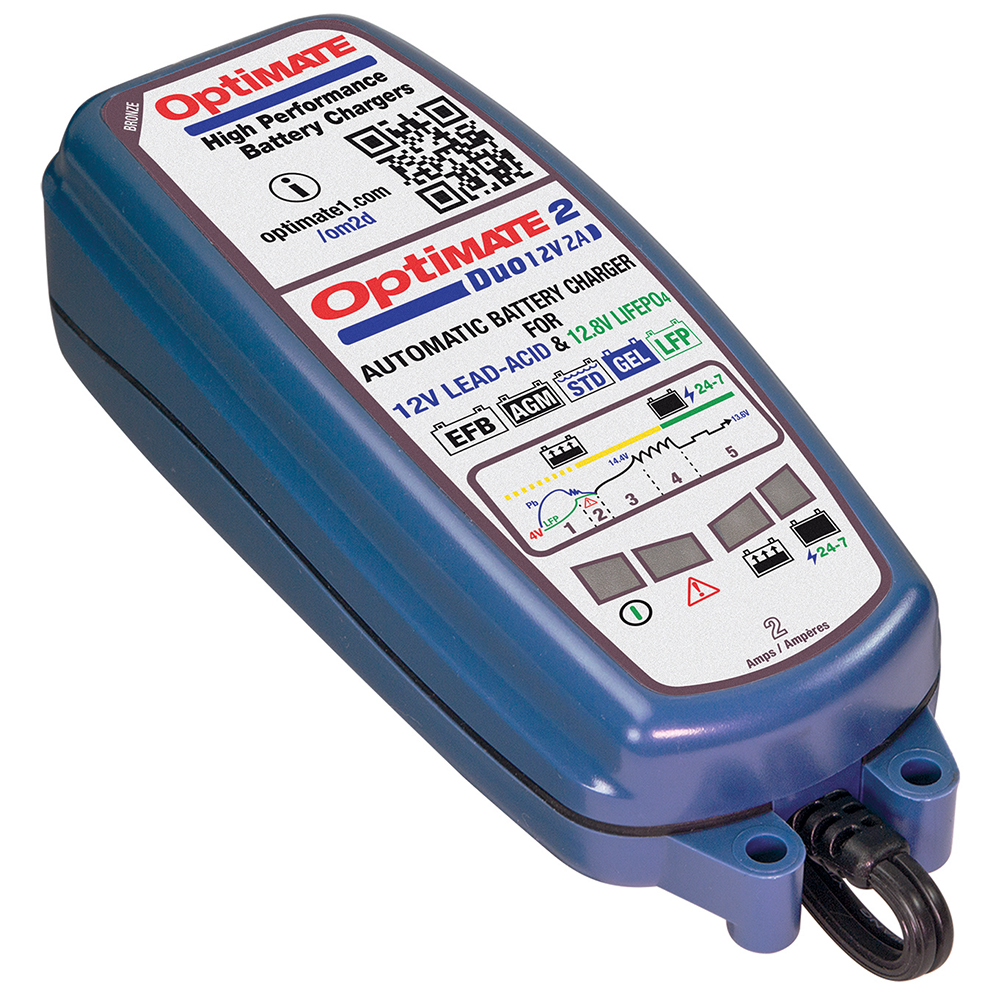 TecMate - Chargeur de batterie Optimate 2 TM550