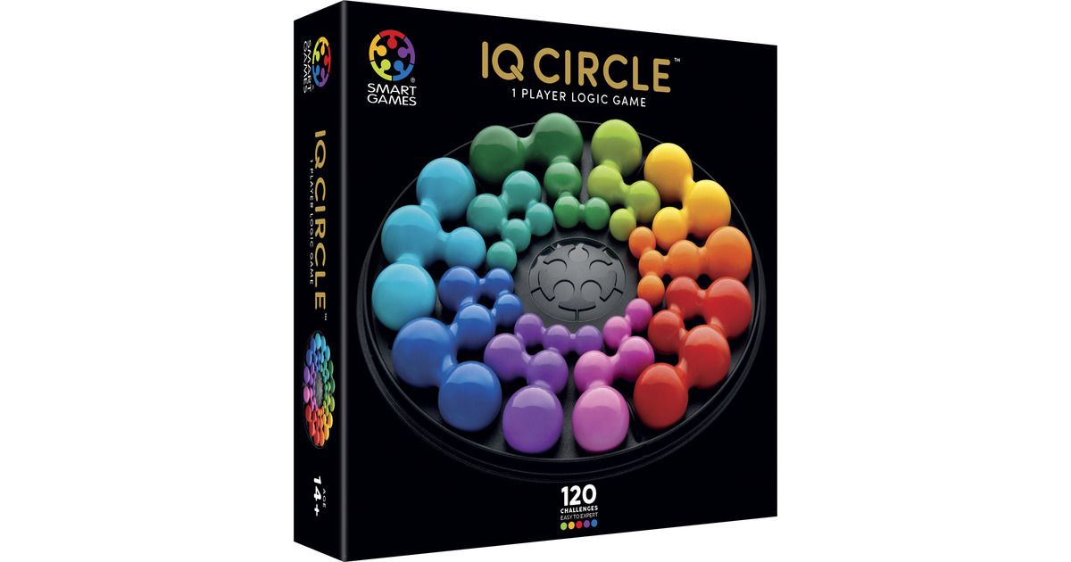 SmartGamesIQ Deluxe Circle Denkspel  (Nederlands, 1 speler, Vanaf 14 jaar, 120 opdrachten)