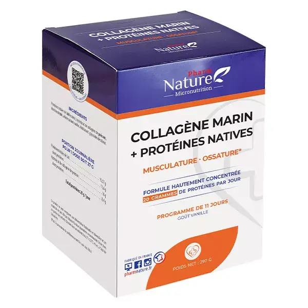 Pharm Nature Micronutrition Colágeno Marinho + Proteínas Nativas 297g