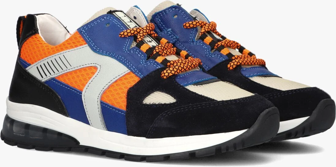 BRAQEEZ blauwe braqeez lage sneakers tontje tokyo