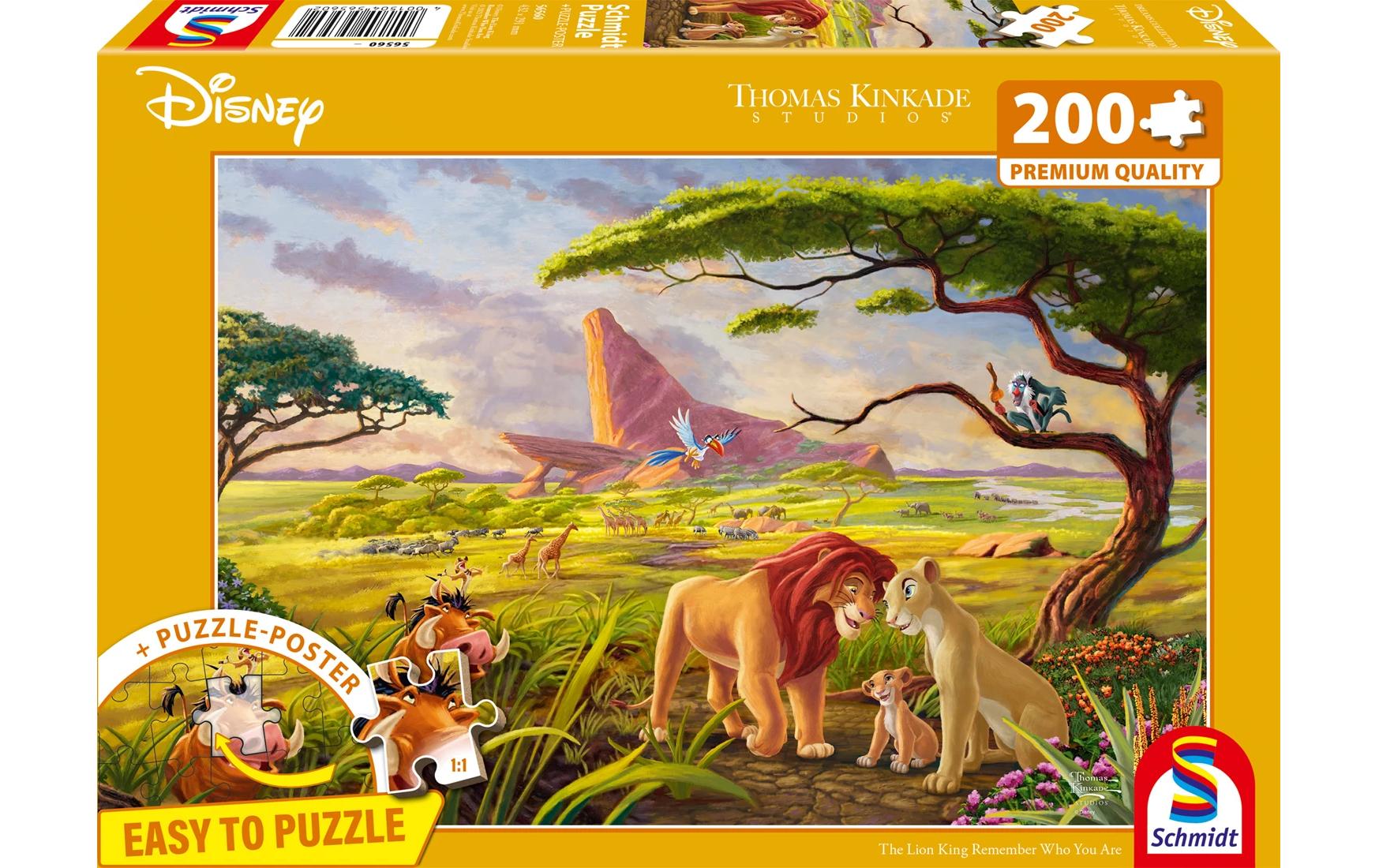 Puzzle Disney Der König der Löwen Remember Who You AreÖkologisches Puzzle mit Stanzlinien