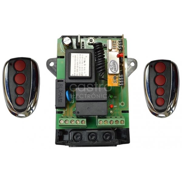 Kit Receptor Multi-códigos 220V (quadro Dupla Função) C/ 2 Comandos - KIT-QUAD-COM