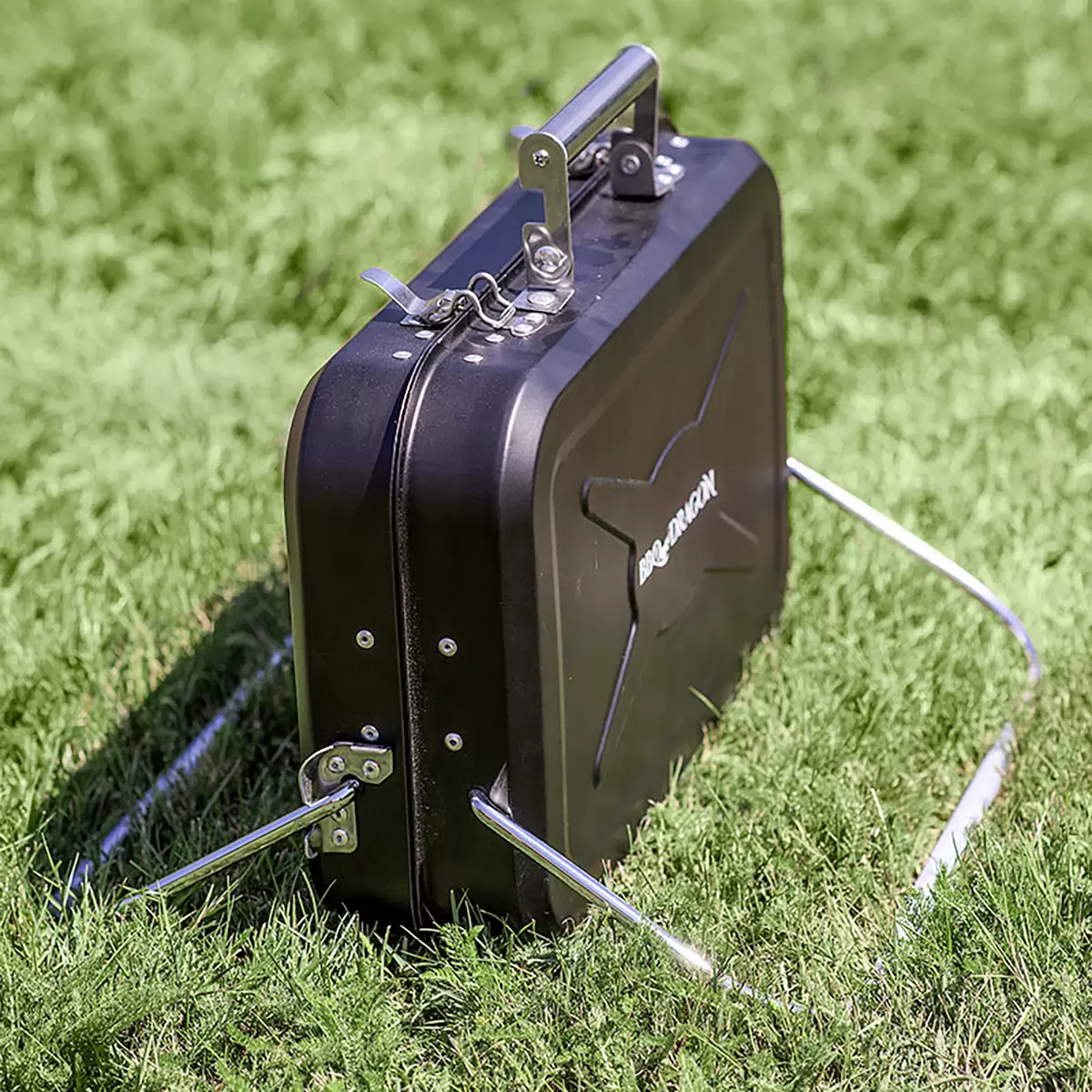 Openair Holzkohlegrill BBQ Dragon Schwarz