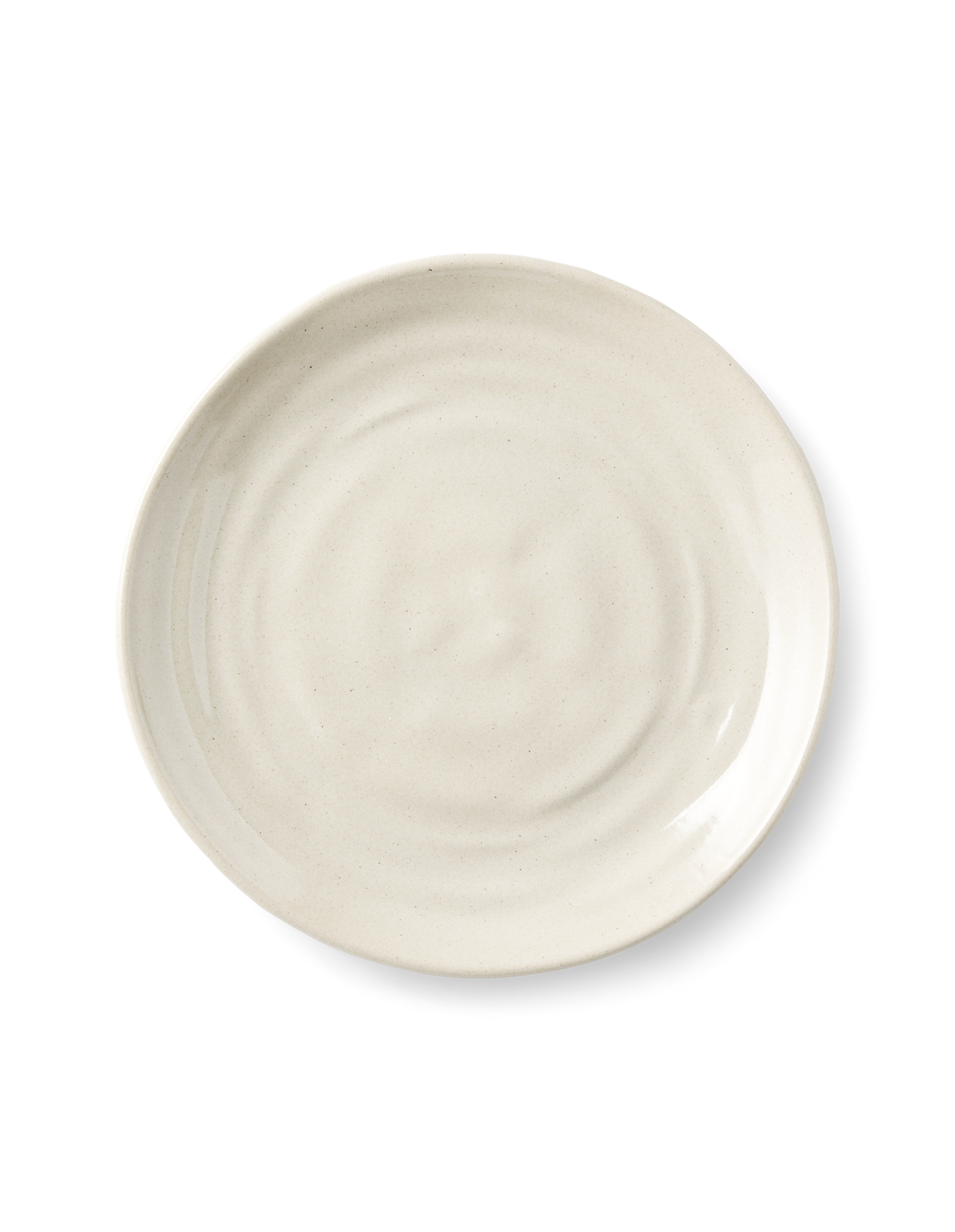 Middagstallerken | Stentøj. 27 cm. | Off White