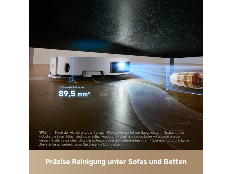 Dreame Saug- und Wischroboter L50 Pro Ultra Weiss Roboterstaubsauger mit Basisstation