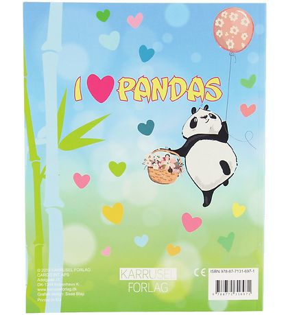 Karrusel Forlag Malbuch - I Love Pandas