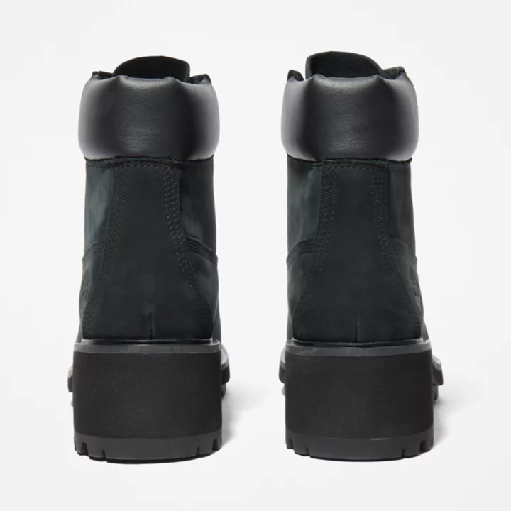Bota Kinsley de 6 polegadas para mulheres na cor preta.