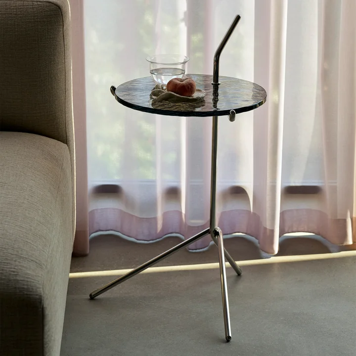&Tradition - Halten Side Table SH9, Verde Guatemala / warmes Schwarz