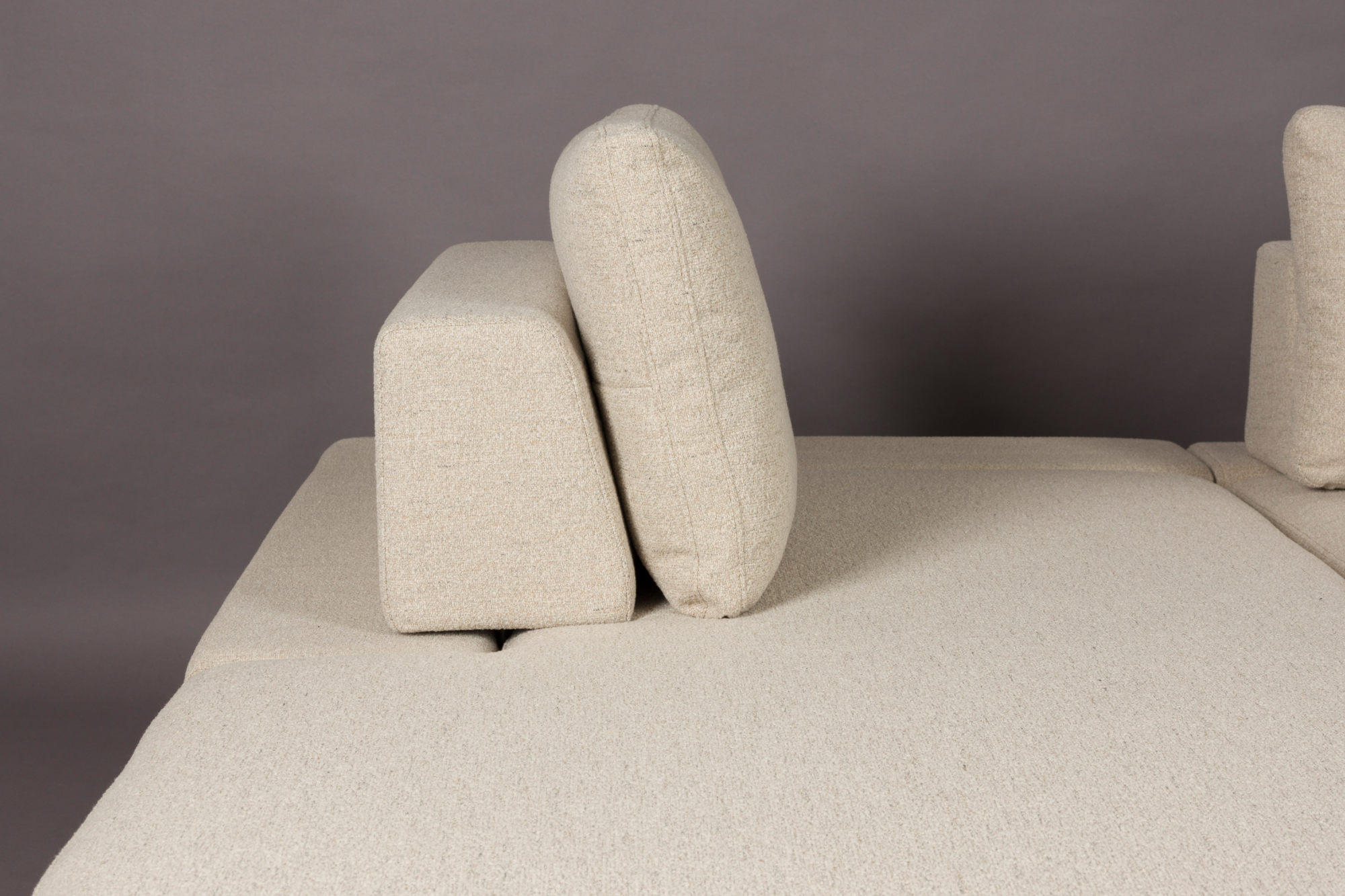 Bank Shelly Off-wit links Chaise Longue