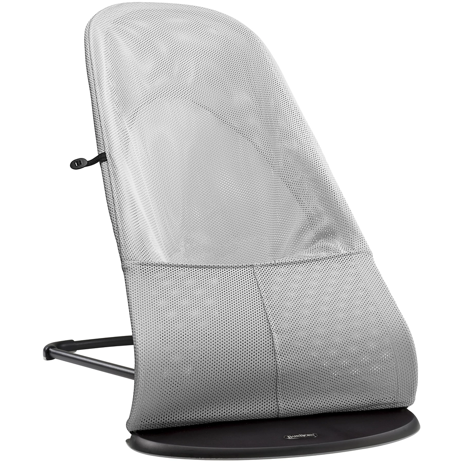 BABYBJÖRN Babywippe Balance Soft Mesh Silber Weiß