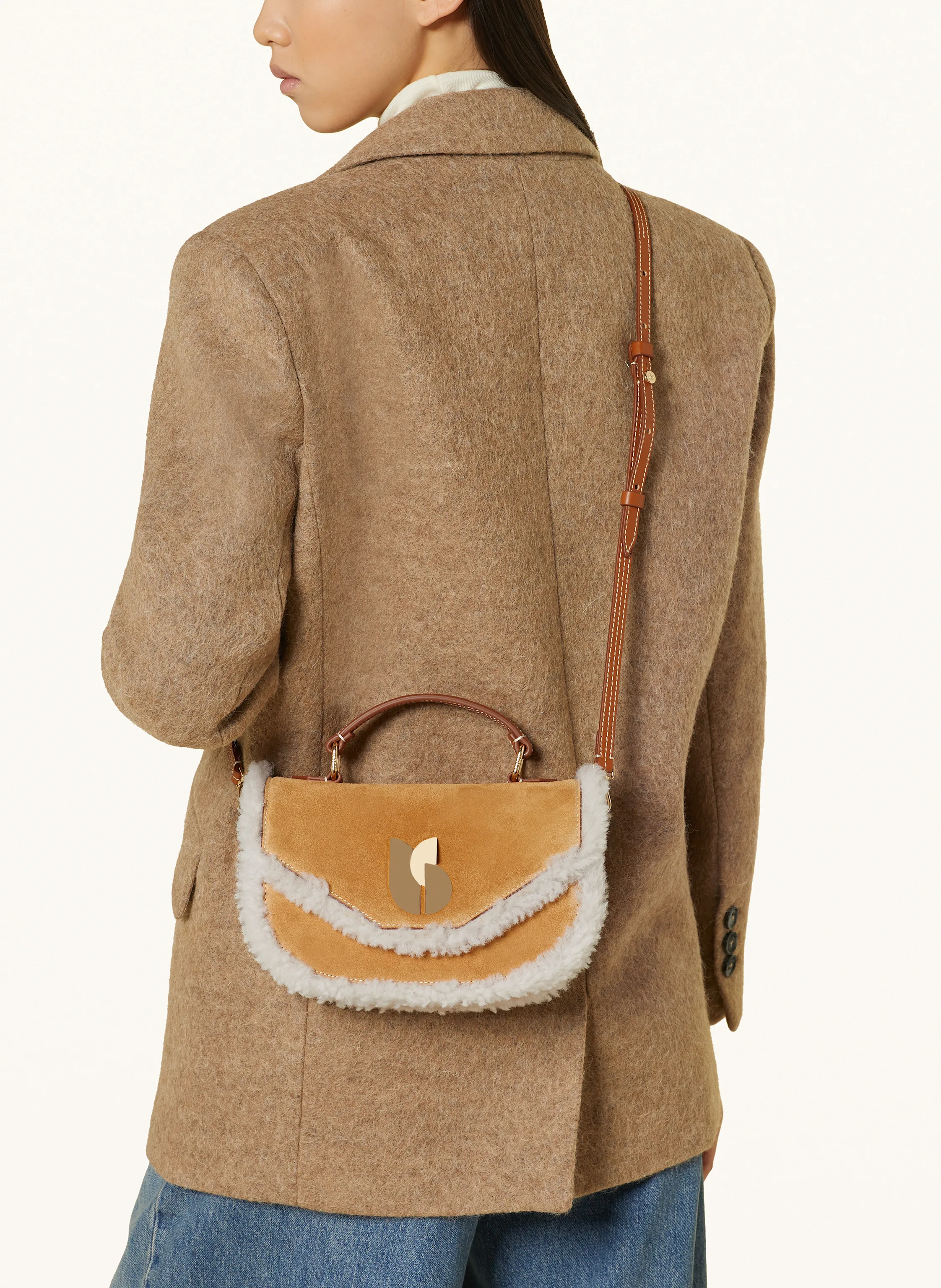 ba&sh Handtasche SHEARLING SIGN