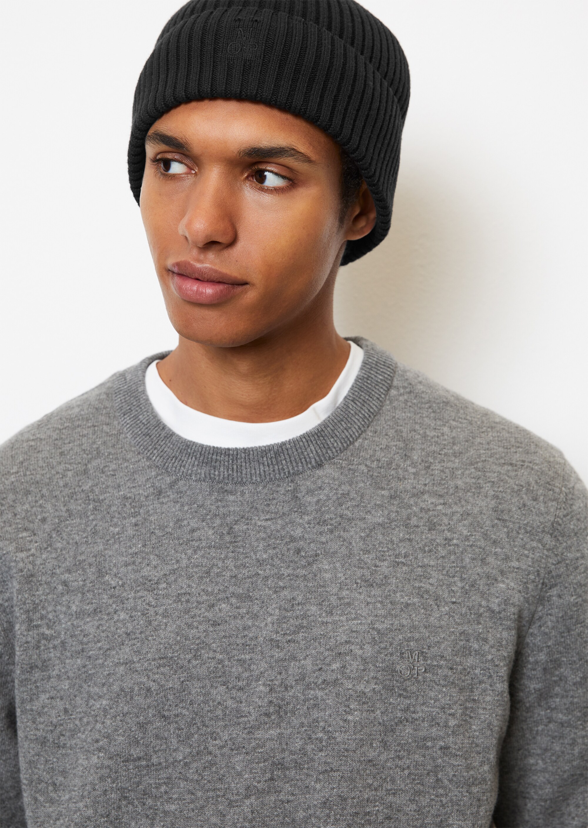 Pullover regular aus softem Bauwolle-Schurwolle-Mix