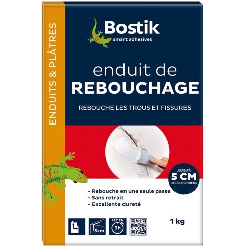 Enduit de rebouchage - poudre - 1 Kg