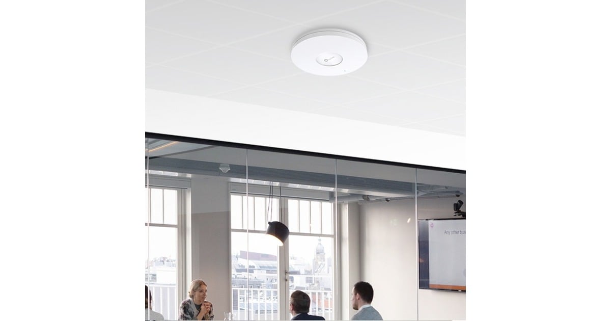 TP-LinkOmada EAP670 AX5400 wifi 6 access point voor plafondmontage mesh access point  (Wit, PoE)
