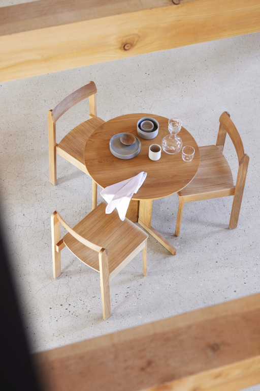 Form&Refine Trefoil tafel Ø75 eiken