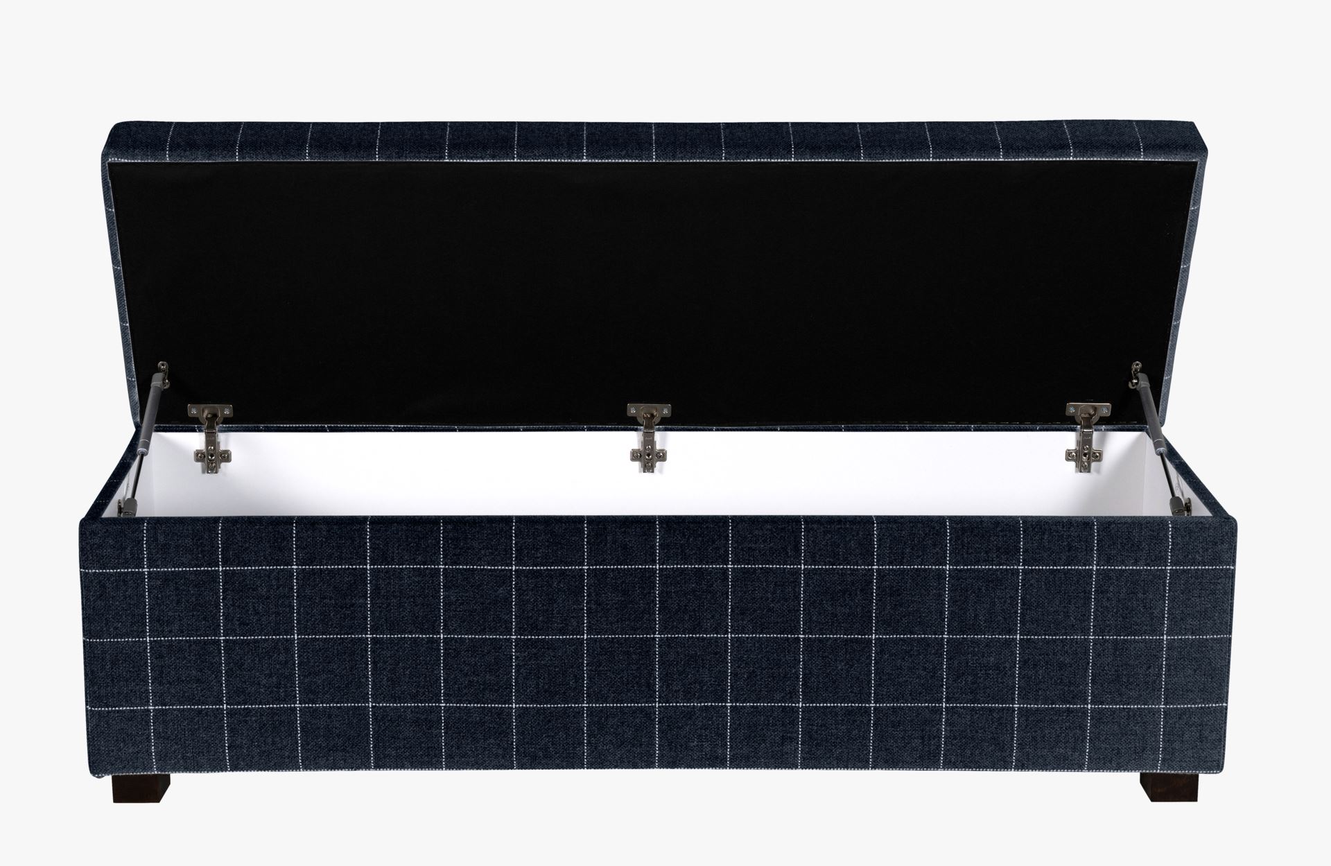 Sengebenk multi svart - 145x46x47 cm