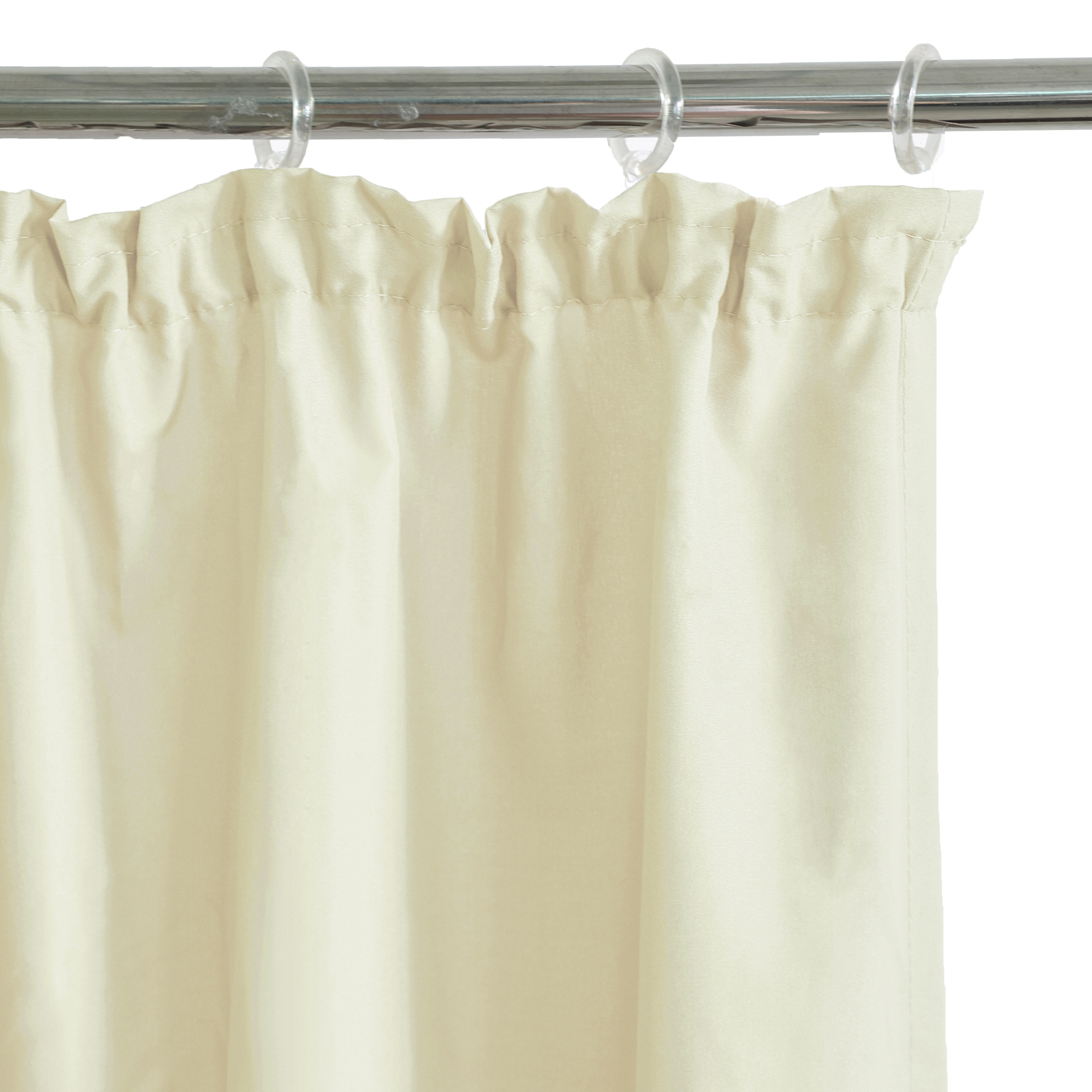 my home Vorhang »Raja, Gardinen mit Kräuselband, Vorhänge Wohnzimmer« Kräuselband 2 Stk. tlg. 2er-Set, Bestseller, einfarbig, modern, pflegeleicht, Mikrofaser