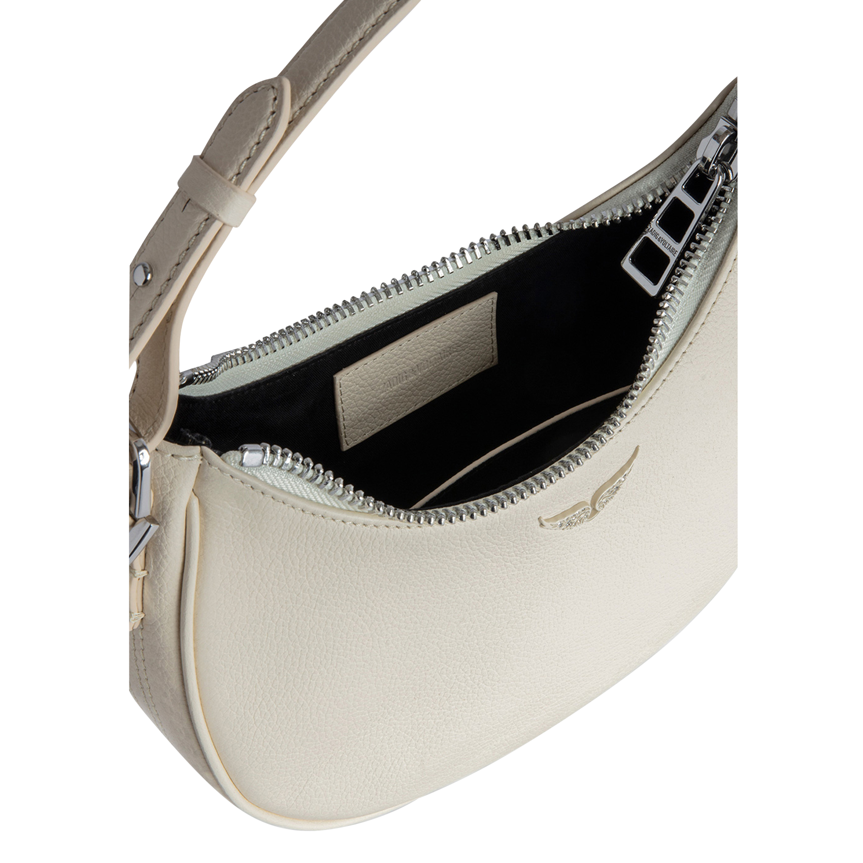MOONROCK - Sac épaule en cuir| Blanc