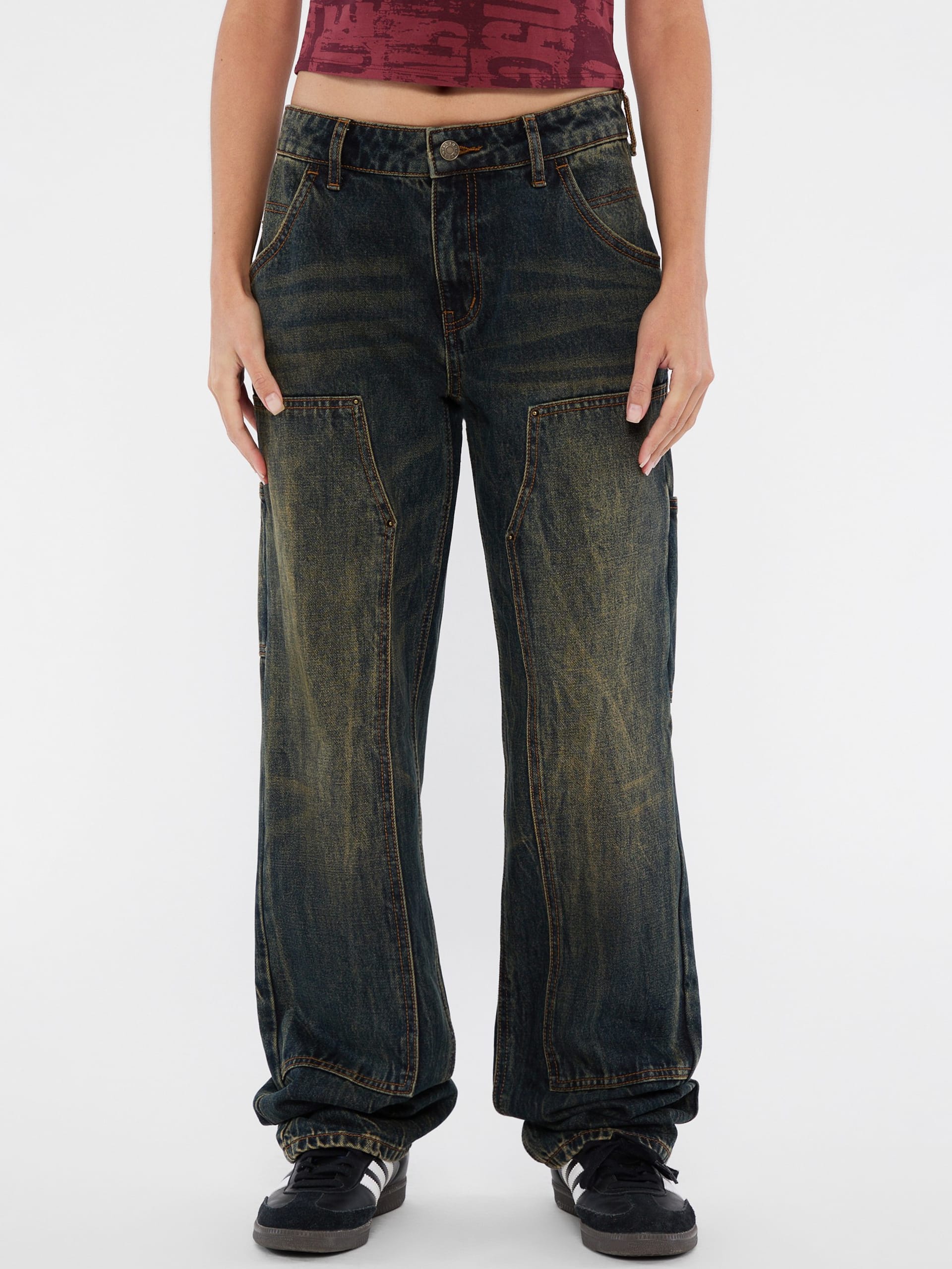 Calça jeans GUESS Originals Zip Carpenter