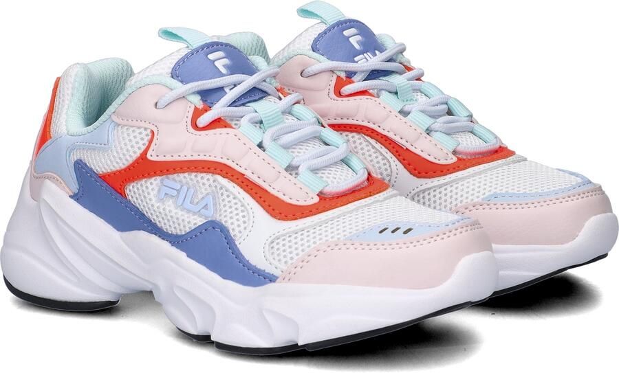 Fila Collene CB sneakers koraalrood lichtblauw