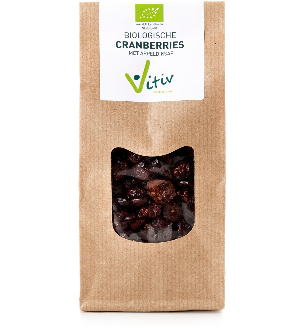 Vitiv Cranberries Appeldiksap Bio (250 gr)