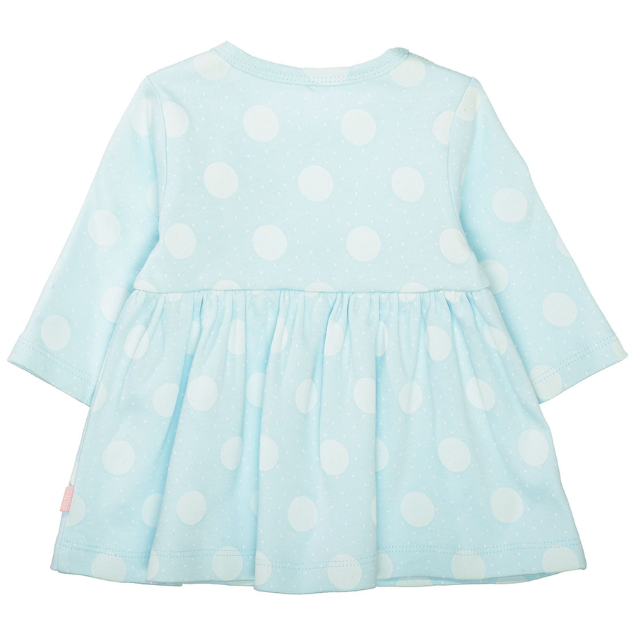 STACCATO Kleid cyan gemustert