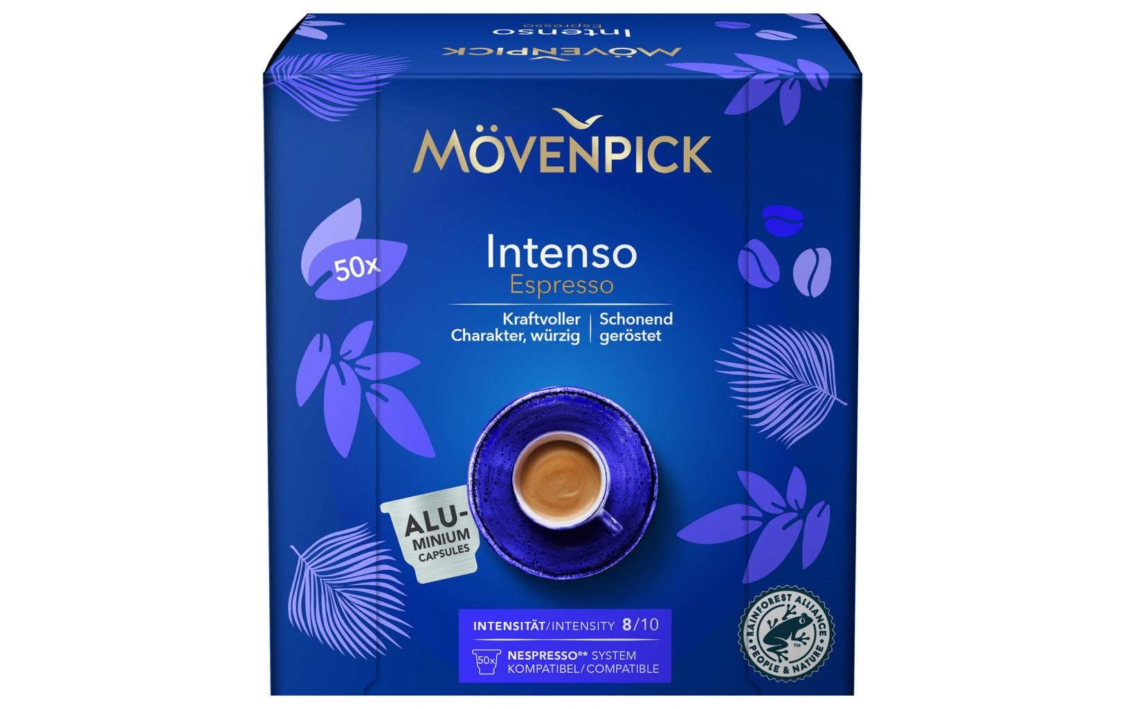 Kaffeekapseln Espresso Intenso 50 StückKaffeekapseln für Nespresso Maschinen