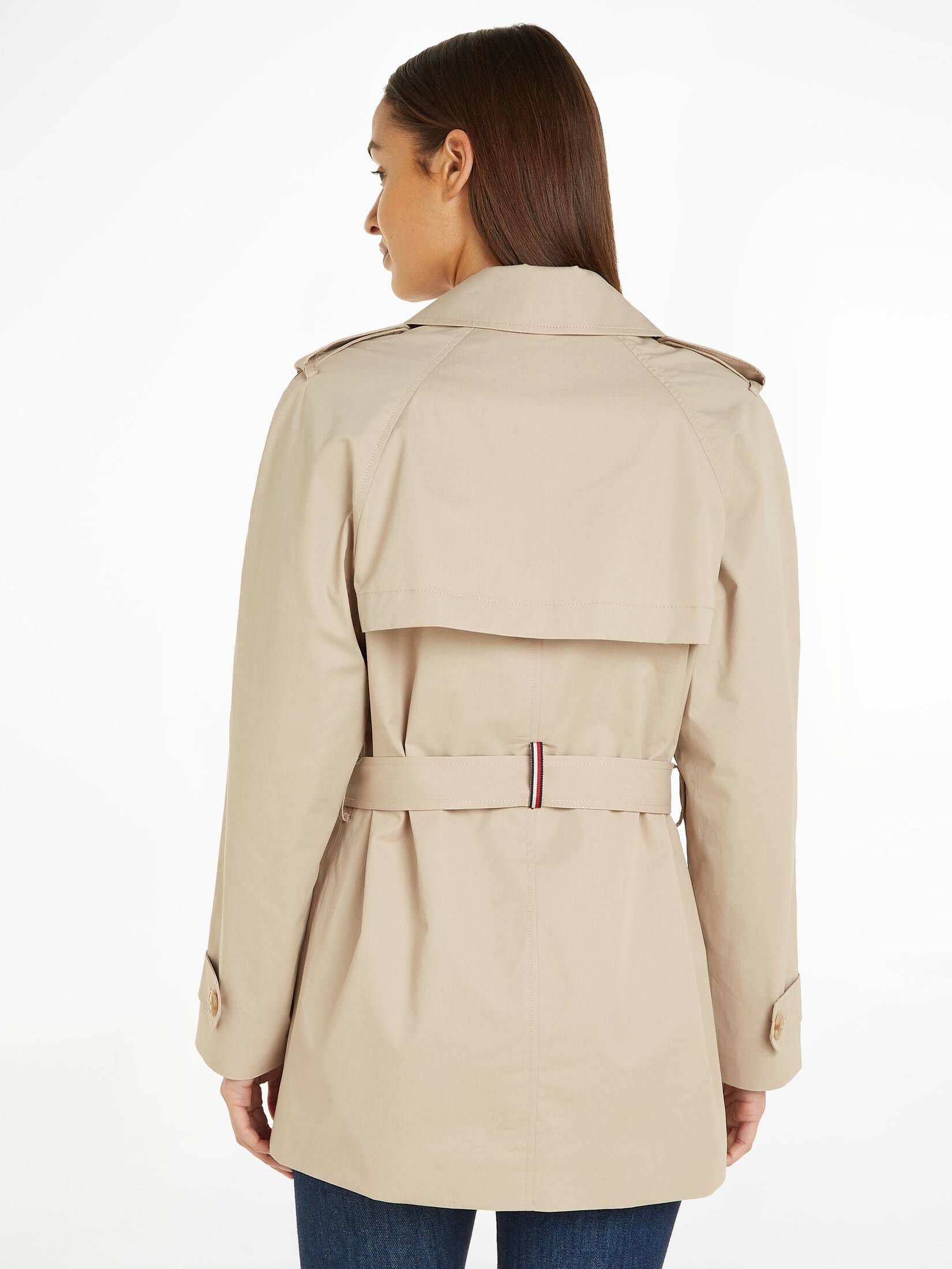 Tommy Hilfiger| Damen Jacke COTTON SHORT TRENCH