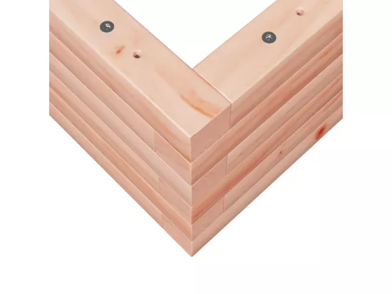 Jardinière bac lit surélevé bois marron 70 x 40 x 23 cm 02_0037772
