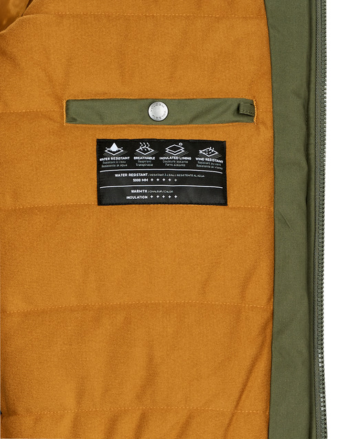 Volcom - HERNAN 5K JACKET - Kaki