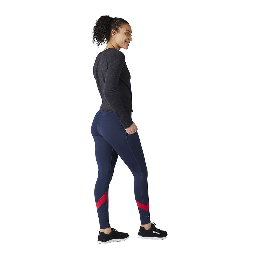 Smartwool MERINO SPORT LIGHT ELITE FLEECE CB - Legging Femme deep navy