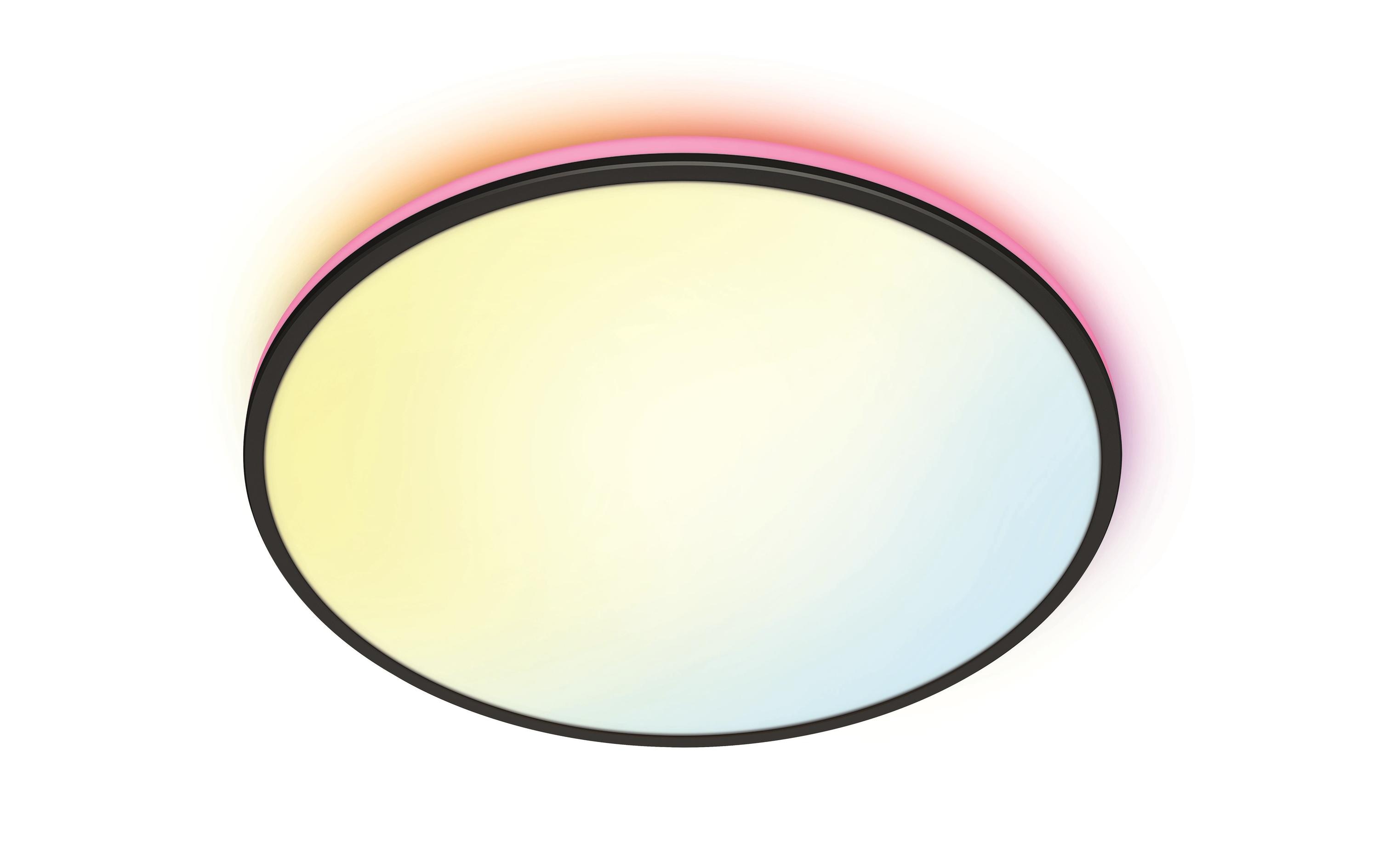 Rune Tunable White & Color Deckenleuchte 2100 lm Schwarz<br>Smarte Deckenleuchte, steuerbar über Matter, WLAN