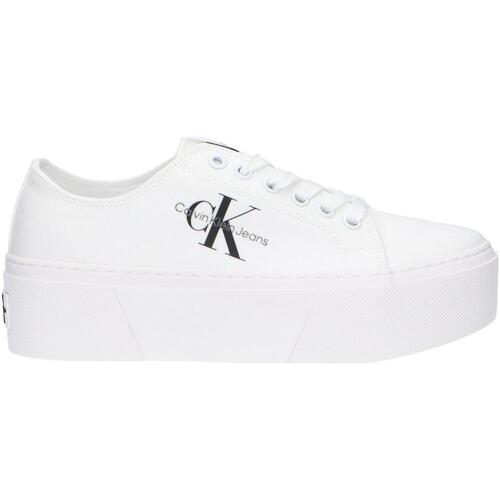 Calvin Klein Jeans - YW0YW01033 FLATFORM Blanco