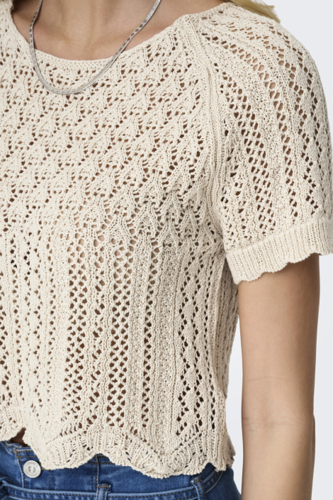 Only beige dames trui