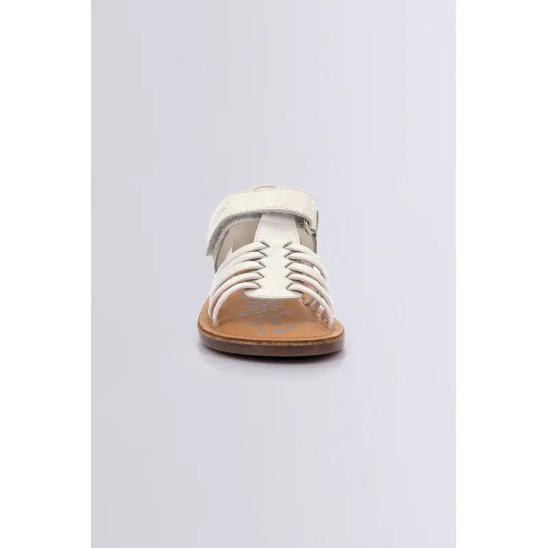 Divslim Blanc irise SANDALES Cuir Fille
