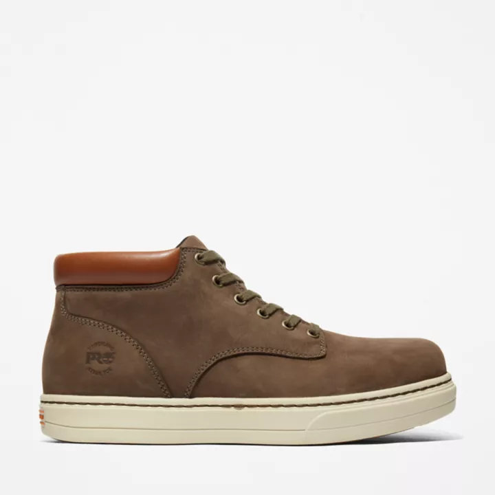 Bottines chukkas professionnelles à embout en acier Disruptor Timberland PRO pour homme en marron