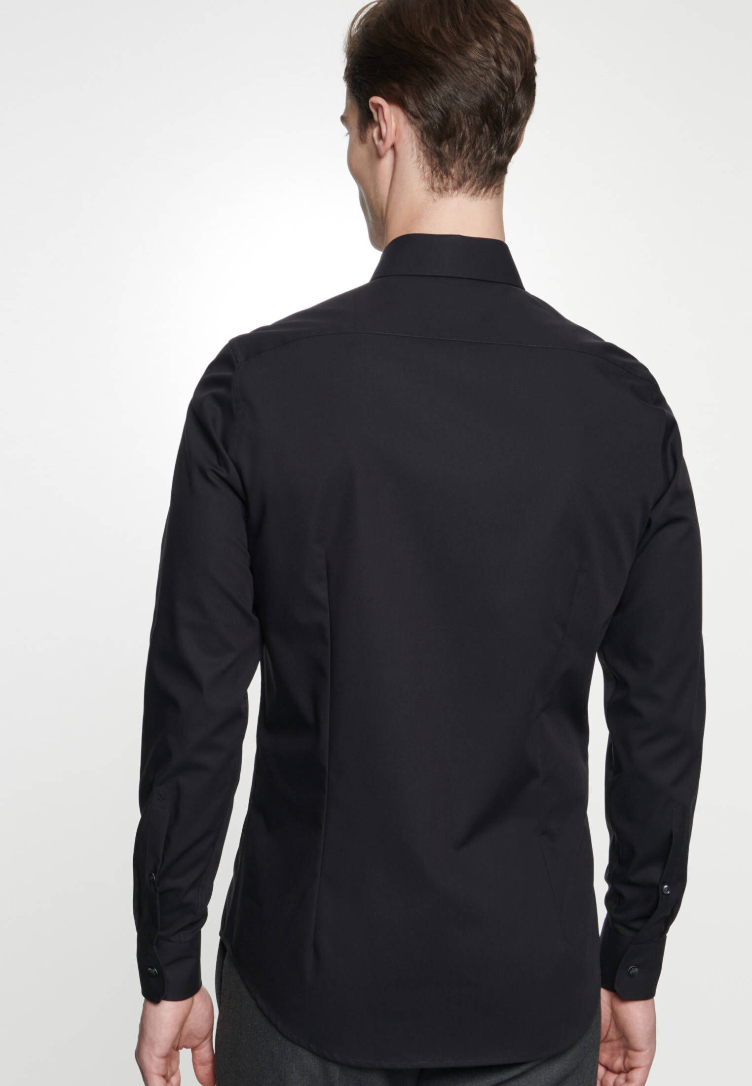 Seidensticker| Herren Hemd Slim Fit Langarm