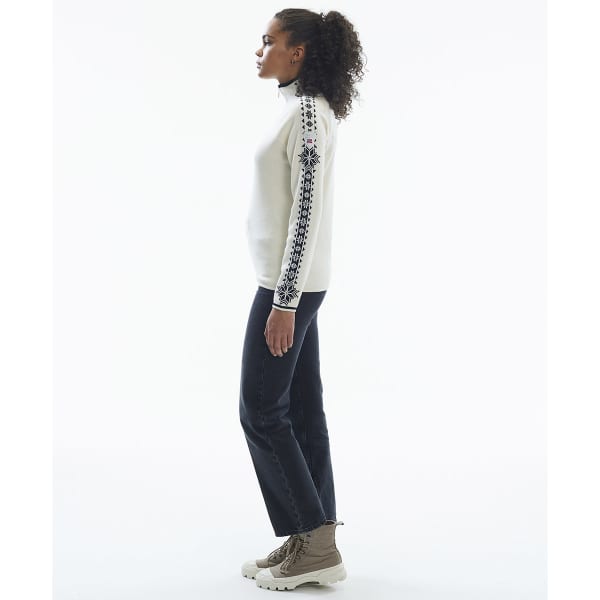 Pull DALE OF NORWAY GEILO F SWEATER OFFWHITE BLACK