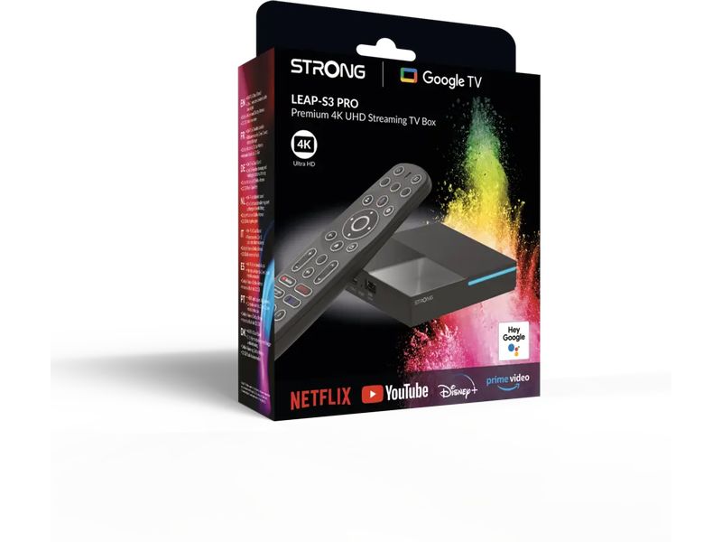 Strong Mediaplayer LEAP-S3 PRO 4K UHD Streaming TV Box