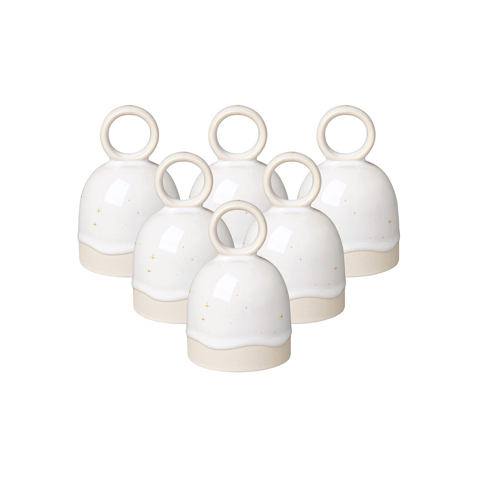 like. by Villeroy & Boch Tischglocken Winter Glow ø 6,6 cm 6er Set