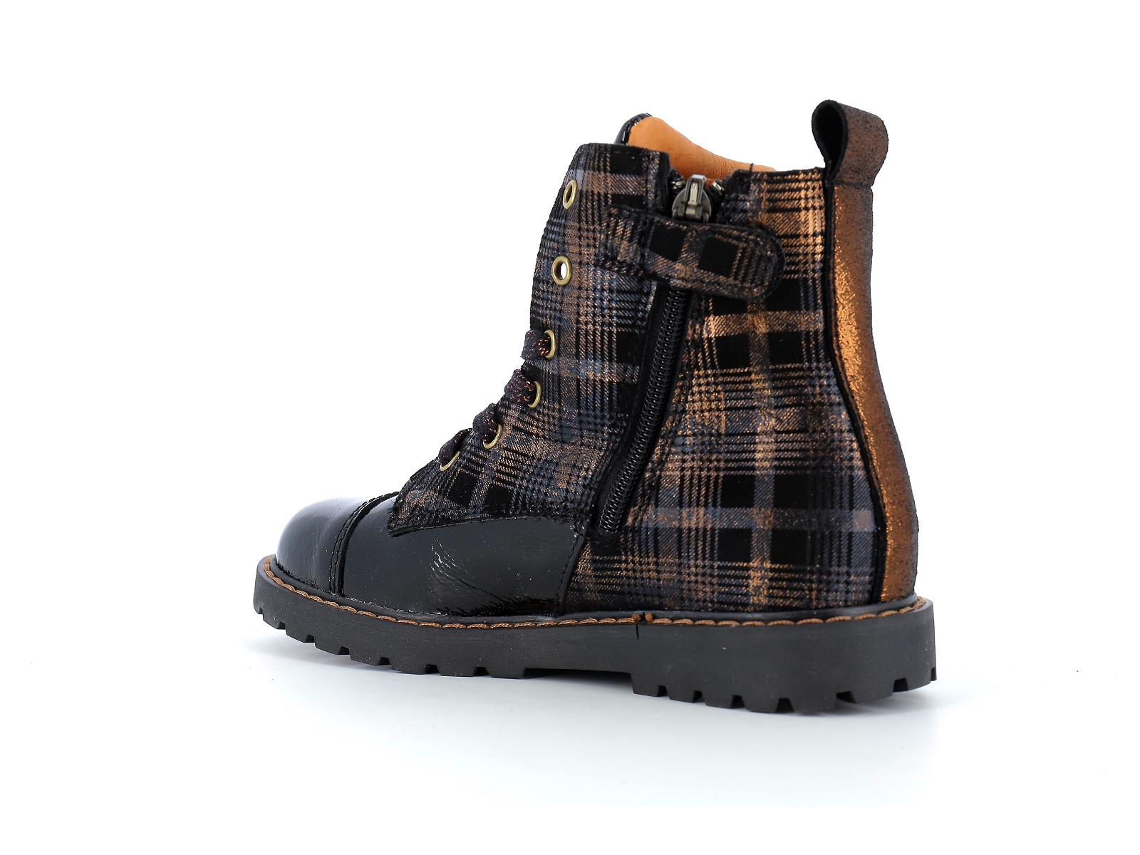 Gbb-ABIGO AG307 NOIR Matières combinées Carreaux