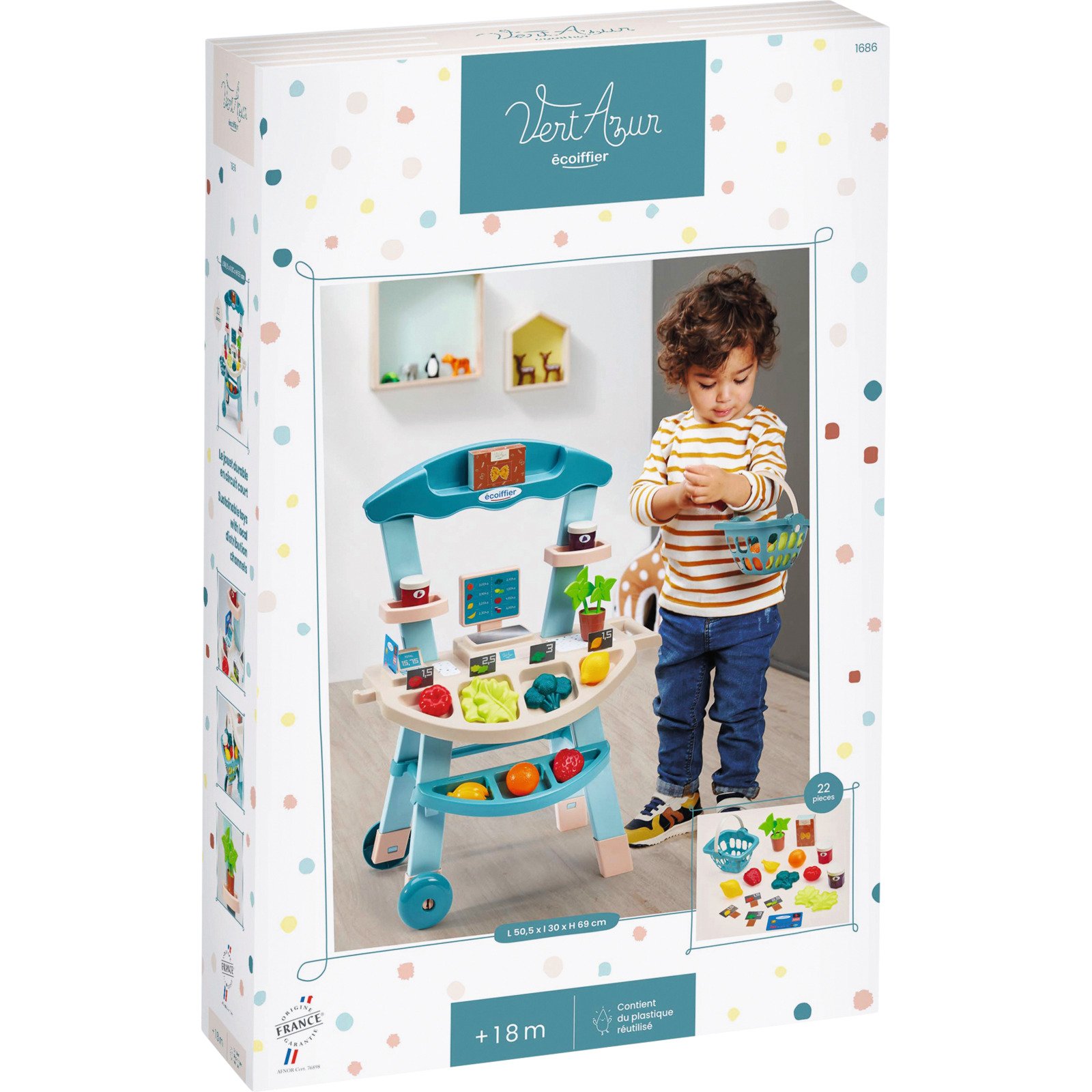 Écoiffier Marktstand Vert Azur