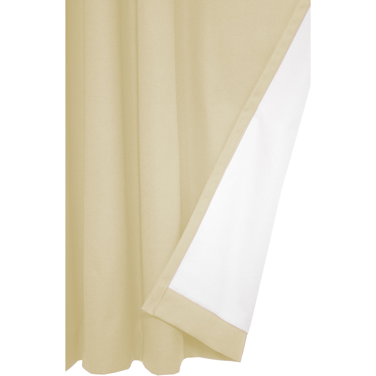 Einzelschal mit Kräuselband WIRTHNATUR - beige - 1-lagig - 130x145 cm
